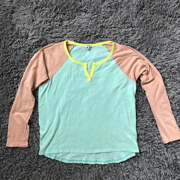 Splendid Tops - Splendid | Tri-color Baseball Tee